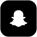 foundation_social-snapchat_flat-rounded-square-white-on-black_512x512